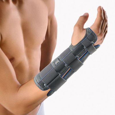 Bort Arm- und Handgelenkstütze ManuStabilPro offene Form, grau>>>>Gr. XL rechts