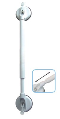Saughaltegriff Solido T ausziehbar weiß>>>>440-570 mm